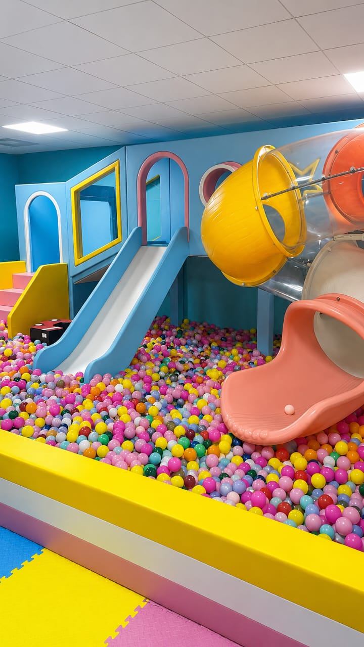 Inside Letzplay — the colourful indoor playground and ball pit in Lagos